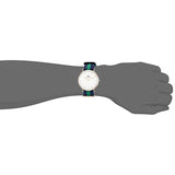 Daniel Wellington Classic Warwick White Dial Two Tone Nylon Strap Watch for Men - DW00100005