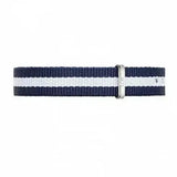 Daniel Wellington Classy Glasgow White Dial Two Tone NATO Strap Watch For Women - DW00100074