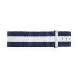 Daniel Wellington Classy Glasgow White Dial Two Tone Nylon Strap Watch For Women - DW00100082