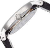 Daniel Wellington Classy Sheffield White Dial Black Leather Strap Watch For Women - DW00100068