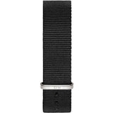 Daniel Wellington Dapper Cornwall White Dial Black Nylon Strap Watch for Women - DW00100264