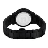Daniel Wellington Iconic Link Ceramic Black Dial Black Steel Strap Watch For Women - DW00100414