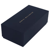 Daniel Wellington Iconic Link Grey Dial Gold Steel Strap Watch For Women - DW00100334