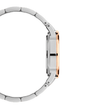 Daniel Wellington Iconic Link White Dial Two Tone Steel Strap Watch For Women - DW00100358