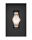 Daniel Wellington Iconic Link White Dial Two Tone Steel Strap Watch For Women - DW00100359