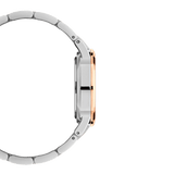 Daniel Wellington Iconic Link White Dial Two Tone Steel Strap Watch For Women - DW00100359