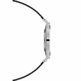 Daniel Wellington Petite Ashfield Black Dial Black Mesh Strap Watch For Women - DW00100308