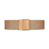 Daniel Wellington Petite Melrose Brown Dial Rose Gold Mesh Strap Watch For Women - DW00100477
