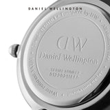 Daniel Wellington Petite Sheffield Black Dial Black Leather Strap Watch For Women - DW00100180