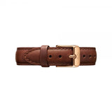 Daniel Wellington Petite St Mawes Black Dial Brown Leather Strap Watch For Women - DW00100169