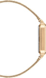 Daniel Wellington Pressed Melrose Emerald Green Rose Gold Mesh Strap Watch For Women - DW00100445