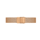Daniel Wellington Quadro Melrose Green Dial Rose Gold Mesh Strap Watch For Women - DW00100437