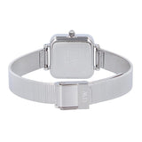 Daniel Wellington Quadro Studio Black Dial Silver Mesh Strap Watch For Women - DW00100522