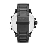 Diesel Big Daddy Black Dial Black Steel Strap Watch For Men - DZ7312