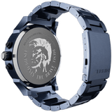 Diesel Daddy 2.0 Chronograph Quartz Grey Dial Blue Steel Strap Watch For Men - DZ7414