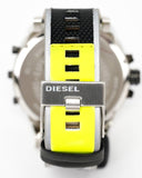 Diesel Mr. Daddy 2.0 Chronograph Black Dial Grey Nylon Strap Watch For Men - DZ7429
