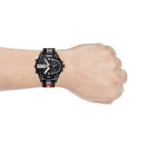 Diesel Mr. Daddy 2.0 Quartz Black Dial Black Nylon Strap Watch For Men - DZ7433
