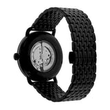 Emporio Armani Automatic Multifunction Black Dial Black Mesh Bracelet Watch For Men - AR60025