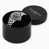 Emporio Armani cBlue Dial Silver Steel Strap Watch for Men - AR60079
