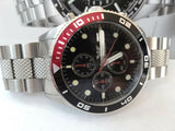 Emporio Armani Chronograph Black Dial Silver Stainless Steel Watch For Men - AR5855