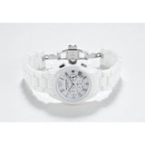 Emporio Armani Chronograph Ceramic White Dial Watch For Women - AR1403