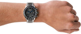 Emporio Armani Chronograph Grey Dial Two Tone Steel Strap Watch For Men - AR11391