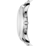 Emporio Armani Chronograph Quartz Blue Dial Silver Steel Strap Watch For Men - AR11082