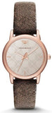 Emporio Armani Classic Analog Grey Dial Brown Leather Strap Watch For Men - AR1813