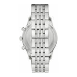Emporio Armani Classic Chronograph Silver Dial Silver Steel Strap Watch For Men - AR1879