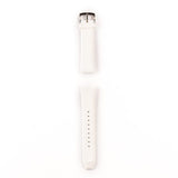 Emporio Armani Classic Chronograph White Dial White Rubber Strap Watch For Men - AR1054