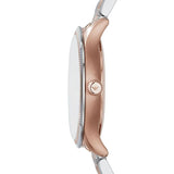 Emporio Armani Classic Silver Dial Two Tone Steel Strap Watch For Men - AR1839