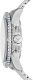 Emporio Armani Diver Chronograph Blue Dial Silver Mesh Strap Watch for Men - AR11587