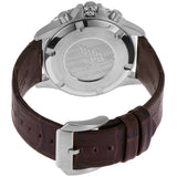 Emporio Armani Diver Chronograph Brown Dial Brown Leather Strap Watch For Men - AR11486