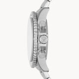 Emporio Armani Diver Chronograph Quartz Black Dial Silver Steel Strap Watch For Men - AR11360
