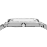 Emporio Armani Empire Mother of Pearl Dial Silver Steel Strap Watch For Women - AR11625