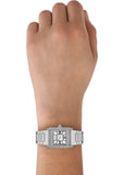 Emporio Armani Genni Analog Mother of Pearl Dial Silver Steel Strap Watch for Women - AR11662