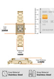 Emporio Armani Genni Crystals Gold Dial Gold Steel Strap Watch for Women  - AR11663