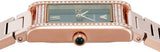 Emporio Armani Genni Green Dial Rose Gold Steel Strap Watch for Women - AR11641