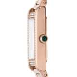 Emporio Armani Genni Green Dial Rose Gold Steel Strap Watch for Women - AR11641