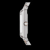 Emporio Armani Genni Mother of Pearl Dial Two Tone Steel Strap Watch for Women - AR11626