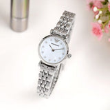 Emporio Armani Gianni Blue Dial Silver Steel Strap Watch For Women - AR1961