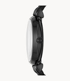 Emporio Armani Gianni T Bar All Black Diamond Dial Watch For Women - AR11245