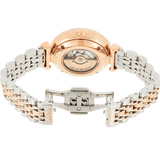 Emporio Armani Gianni T-Bar Analog White Dial Two Tone Steel Strap Watch For Women - AR60019