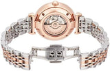 Emporio Armani Gianni T-Bar Analog White Dial Two Tone Steel Strap Watch For Women - AR60019