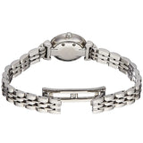 Emporio Armani Gianni T Bar Mother of Pearl Dial Silver Steel Strap Watch For Women - AR1688