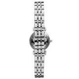 Emporio Armani Gianni T Bar Mother of Pearl Dial Silver Steel Strap Watch For Women - AR1688