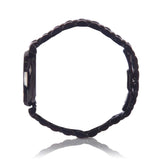Emporio Armani Gianni T-Bar Quartz Black Mother of Pearl Dial Black Steel Strap Watch For Women - AR11268