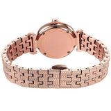 Emporio Armani Gianni T Bar Quartz Rose Gold Dial Rose Gold Steel Strap Watch For Women - AR11342