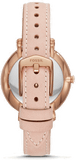 Emporio Armani Gianni T Bar Quartz White Dial Beige Leather Strap Watch For Women - AR1927