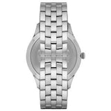 Emporio Armani Kappa Quartz Blue Dial Silver Steel Strap Watch For Men - AR80010